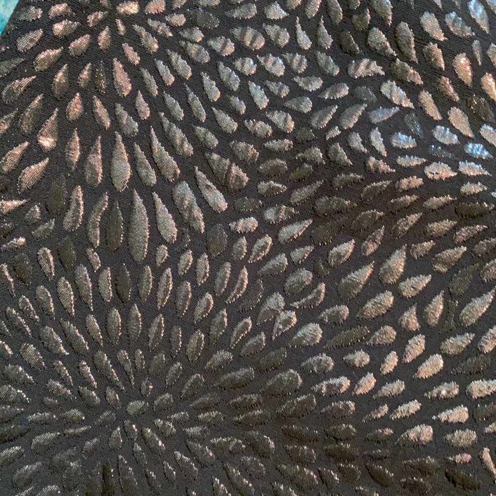LOFT Black Shimmery Skirt - Picture 4 of 7